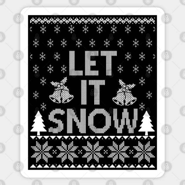 Let It Snow Sticker by MZeeDesigns